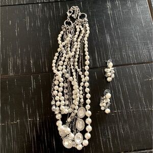 COPY - Costume jewelry necklace and earrings